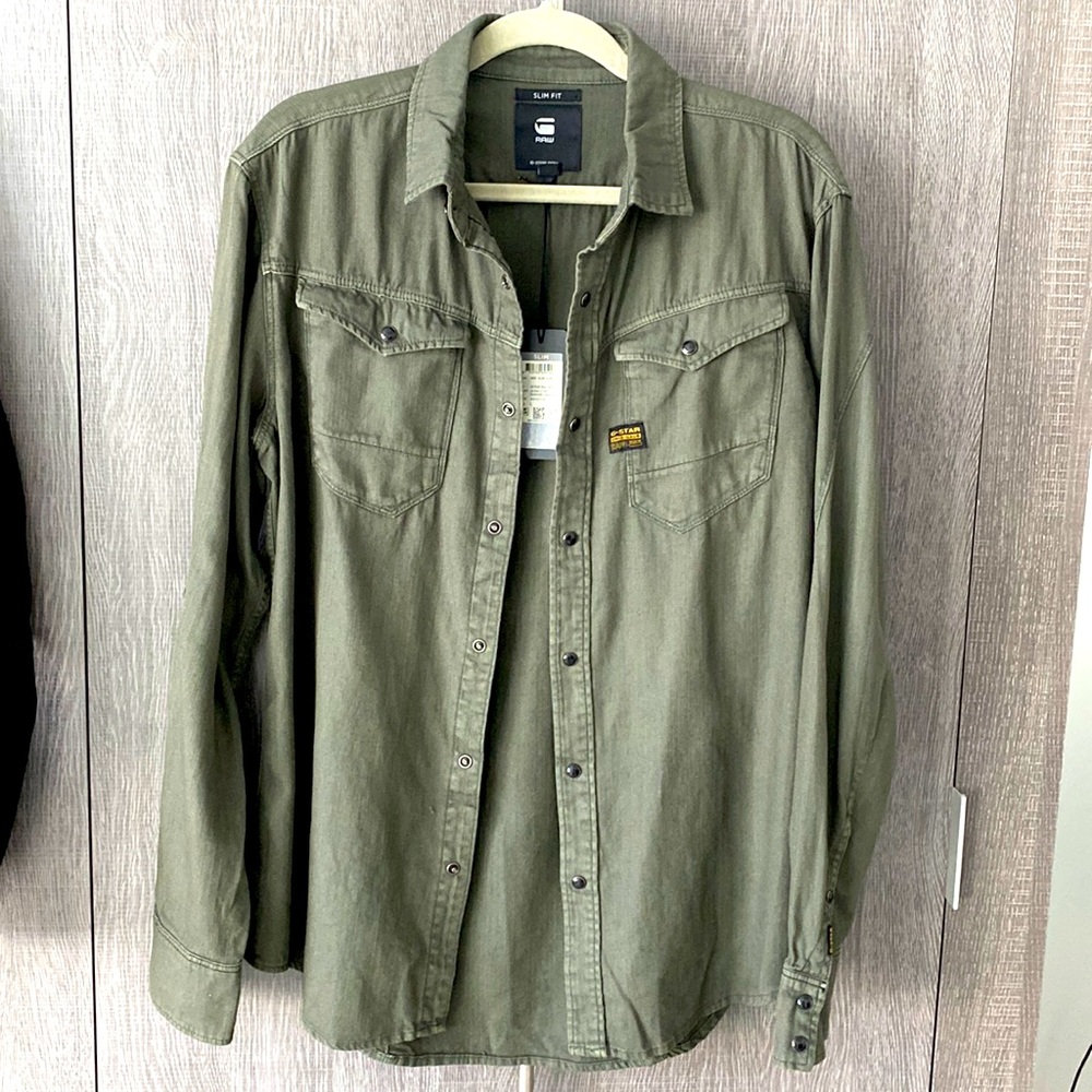 G-Star Ultra light Denim Shirt - Slim, size L